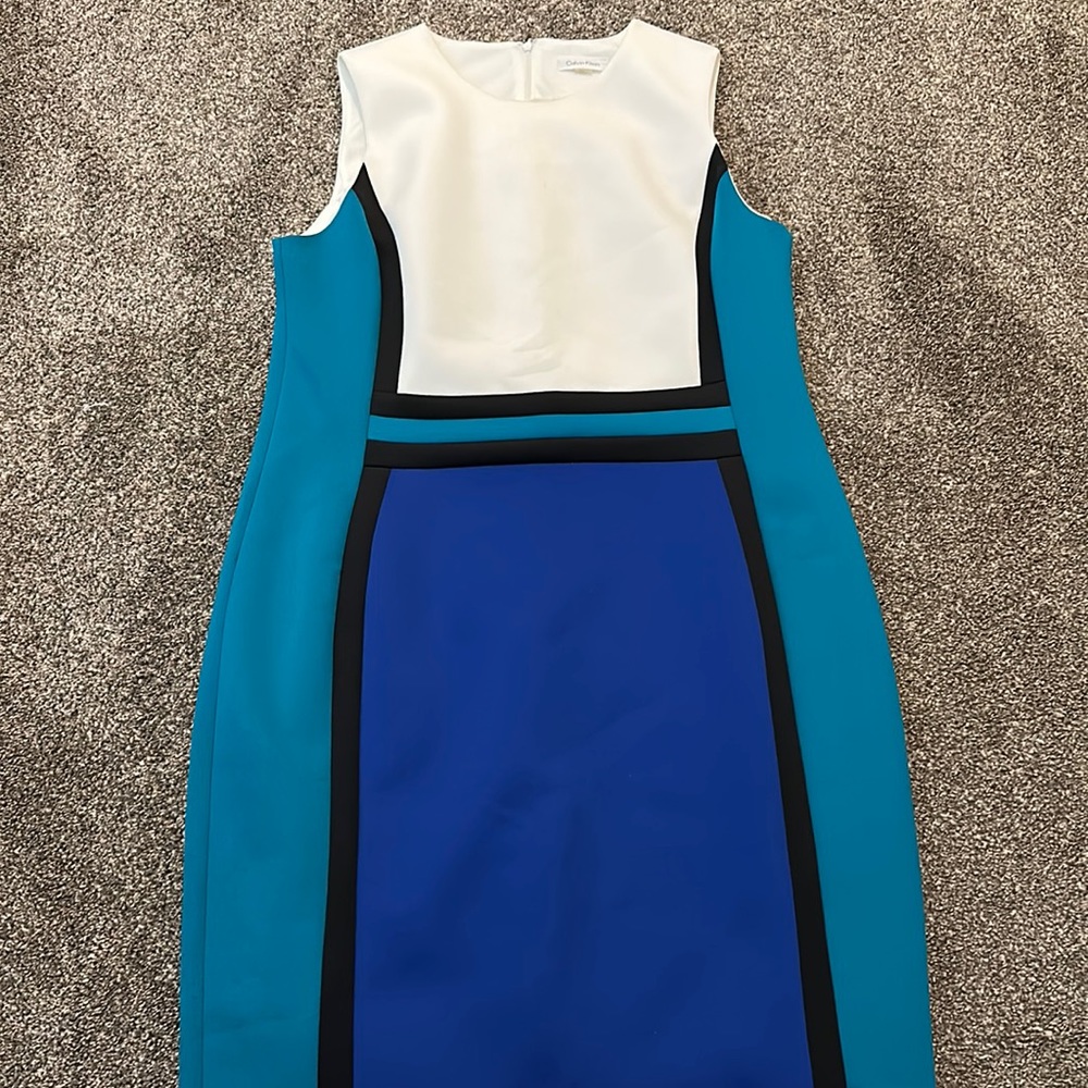 Calvin Klein dress size 14W, worn once, excellent condition!